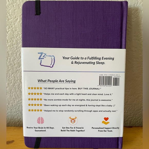 NWT Sleep & Evening Routine Journal - Picture 2 of 5